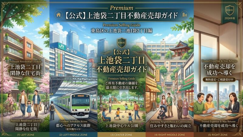 上池袋2丁目の不動産売却相場ガイド｜税金・費用