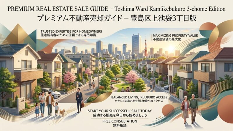 【上池袋3丁目】不動産売却ガイド｜相場・税金・費用・流れ【2026年版】