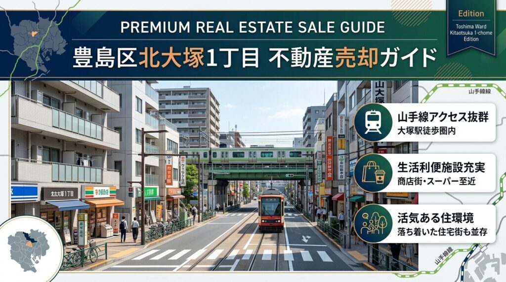 【北大塚1丁目】不動産売却完全ガイド｜相場・税金・費用・流れ【2026年版】