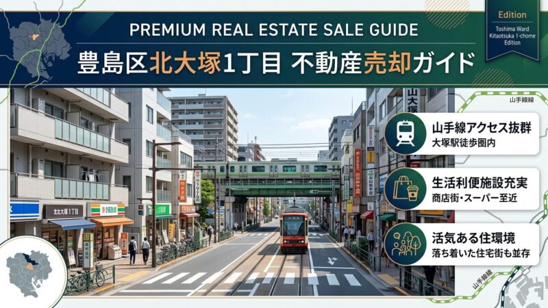 【北大塚1丁目】不動産売却完全ガイド｜相場・税金・費用・流れ【2026年版】