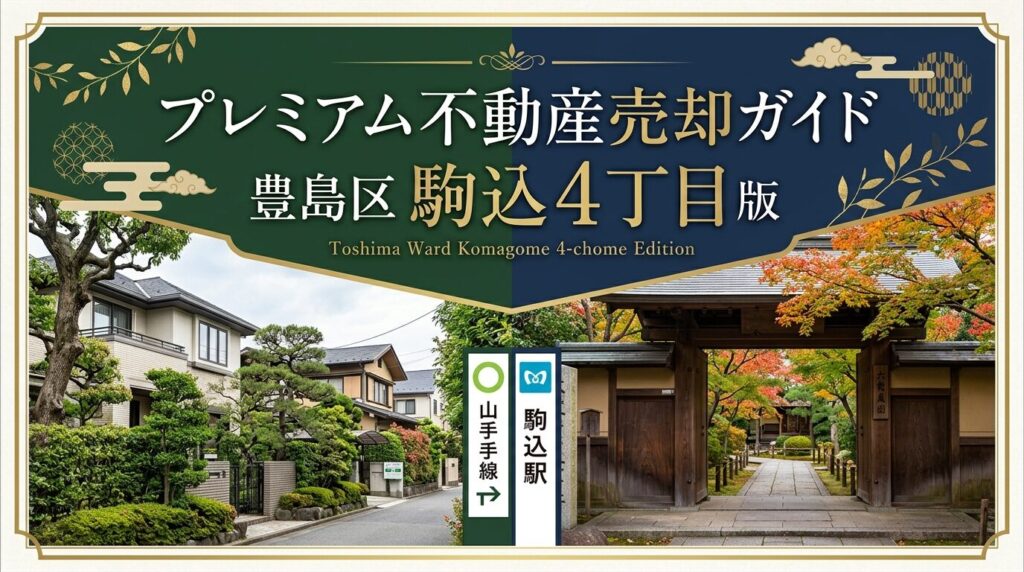 【駒込4丁目】不動産売却完全ガイド｜相場・税金・費用・流れ【2026年版】