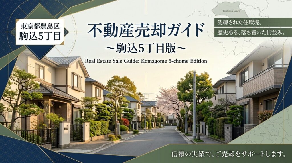 駒込5丁目の不動産売却ガイド｜相場・税金・費用【2026年版】