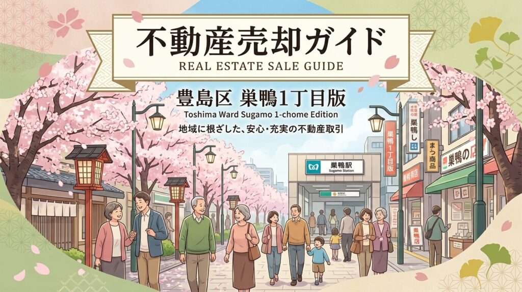 【巣鴨1丁目】不動産売却完全ガイド｜相場・税金・費用・流れ【2026年版】