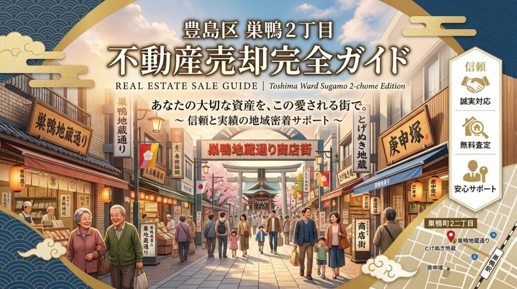 巣鴨2丁目の不動産売却ガイド｜相場・税金・費用【2026年版】