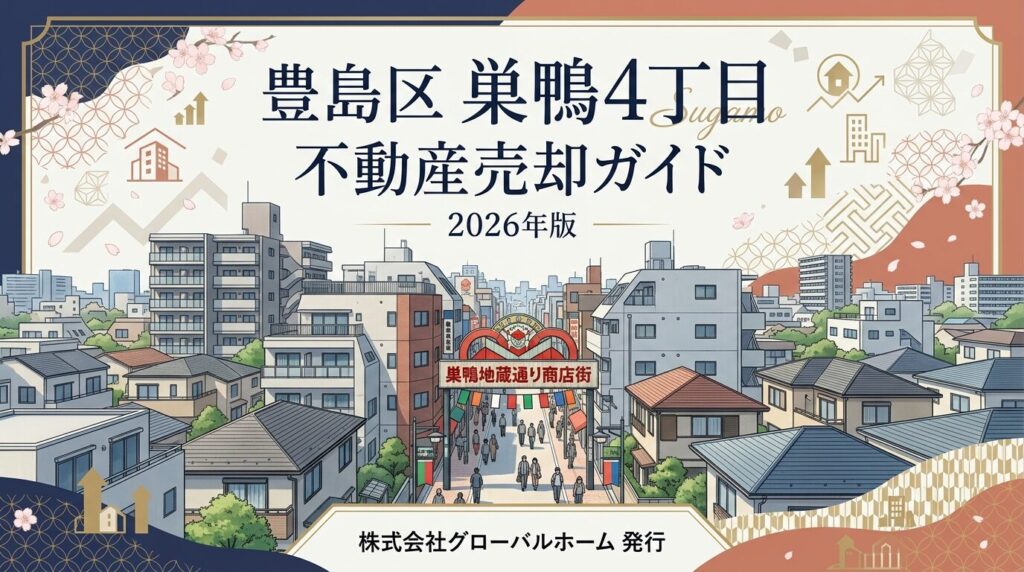 巣鴨4丁目の不動産売却ガイド｜相場・税金・費用【2026年版】