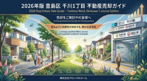 千川1丁目の不動産売却ガイド｜相場・税金・費用【2026年版】