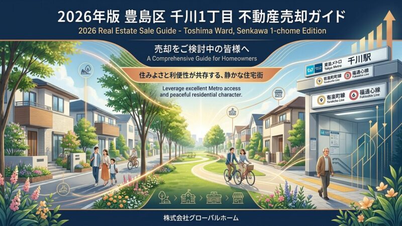 千川1丁目の不動産売却ガイド｜相場・税金・費用【2026年版】