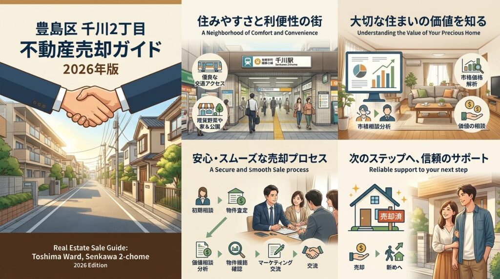 【千川2丁目】不動産売却ガイド｜相場・税金・費用・流れ【2026年版】