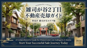 【雑司が谷2丁目】不動産売却完全ガイド｜相場・税金・費用・流れ【2026年版】
