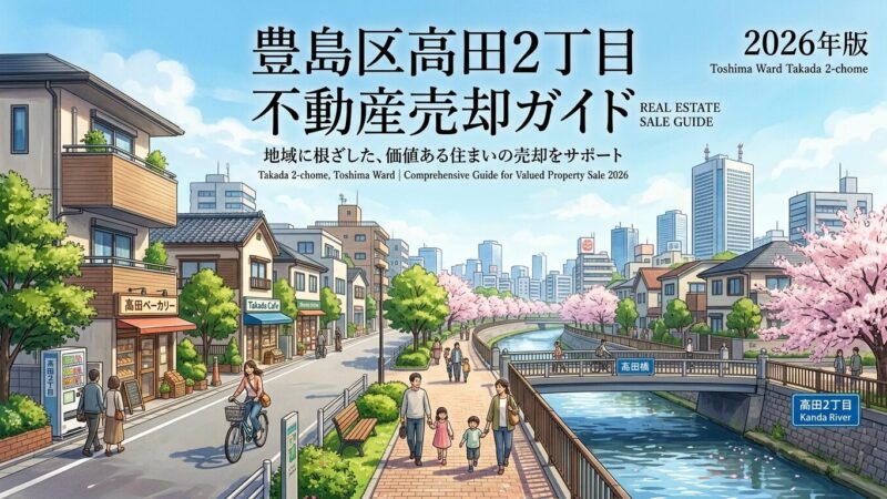 高田2丁目の不動産売却ガイド｜相場・税金・費用【2026年版】