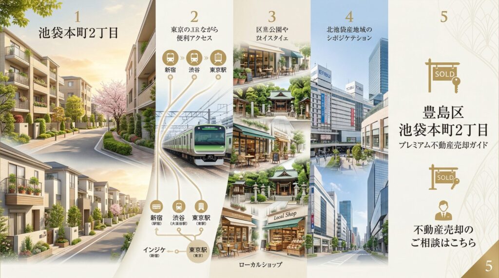 【豊島区池袋本町2丁目】不動産売却ガイド｜相場・税金・費用・流れ【2026年版】