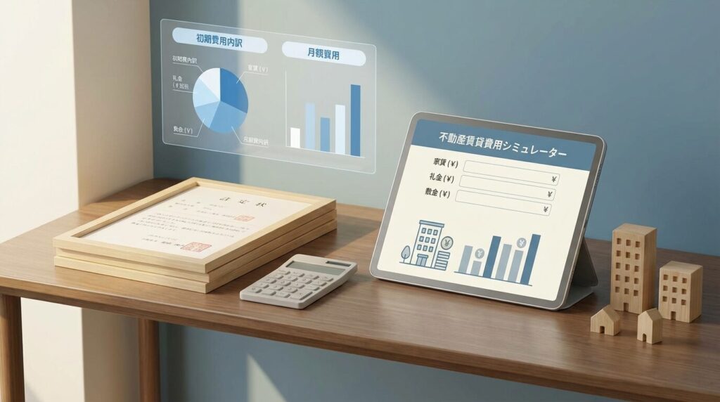 賃貸の初期費用&月額費用シミュレーター|最短30秒で正確な見積もり