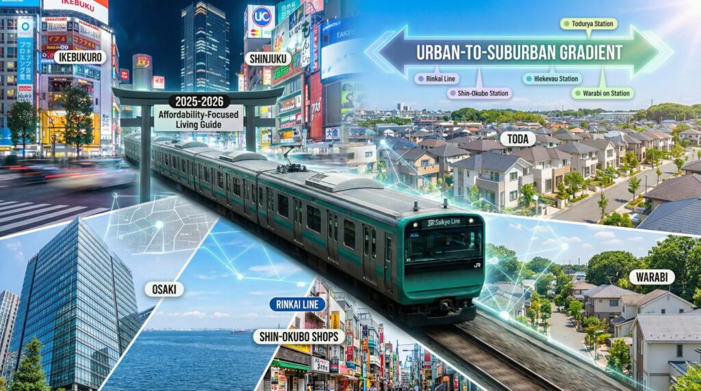JR埼京線沿線の住みやすさ・家賃相場ガイド【2025‑2026年版】｜大宮〜大崎 全19駅を徹底比較