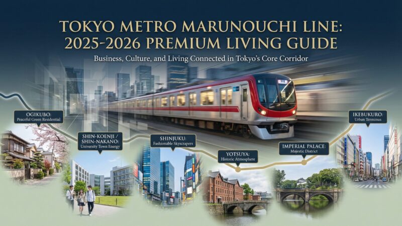東京メトロ丸ノ内線沿線の住みやすさ・家賃相場ガイド｜おすすめ駅5選と通勤事情【2026年版】