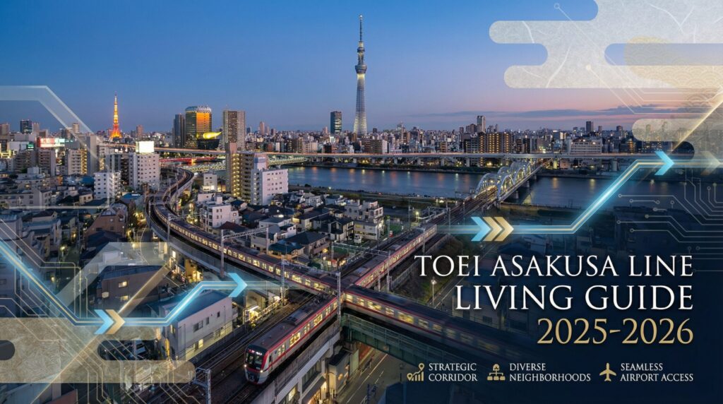 都営浅草線沿線の住みやすさ・家賃相場ガイド｜おすすめ駅5選と通勤事情【2026年版】