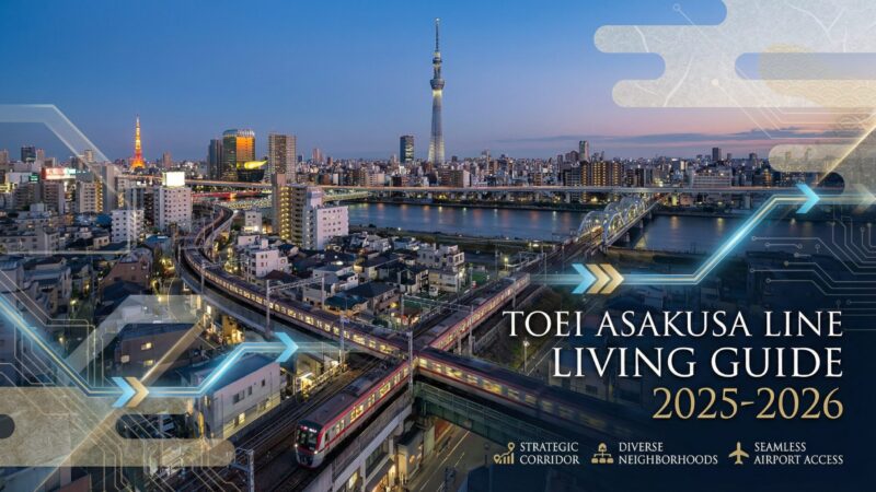 都営浅草線沿線の住みやすさ・家賃相場ガイド｜おすすめ駅5選と通勤事情【2026年版】