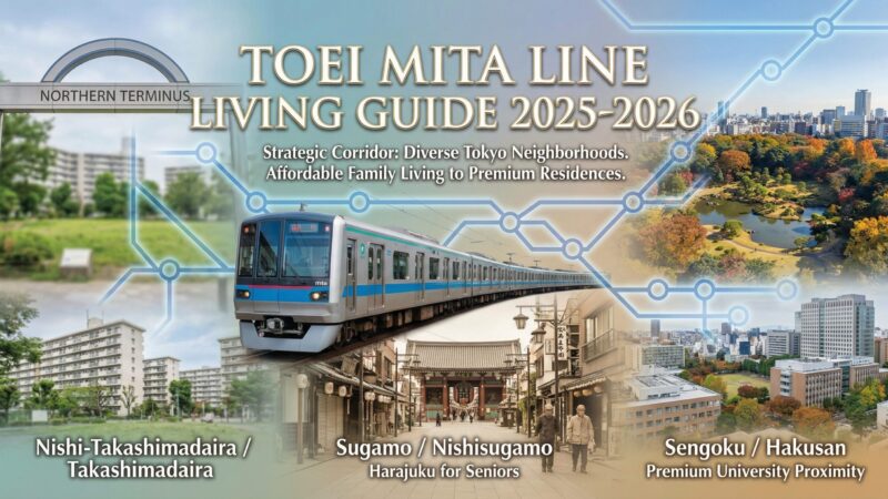 都営三田線沿線の住みやすさ・家賃相場ガイド｜おすすめ駅5選と通勤事情【2026年版】