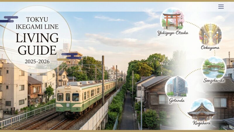 東急池上線沿線の住みやすさ・家賃相場ガイド【2026年版】｜五反田〜蒲田 全15駅を徹底比較