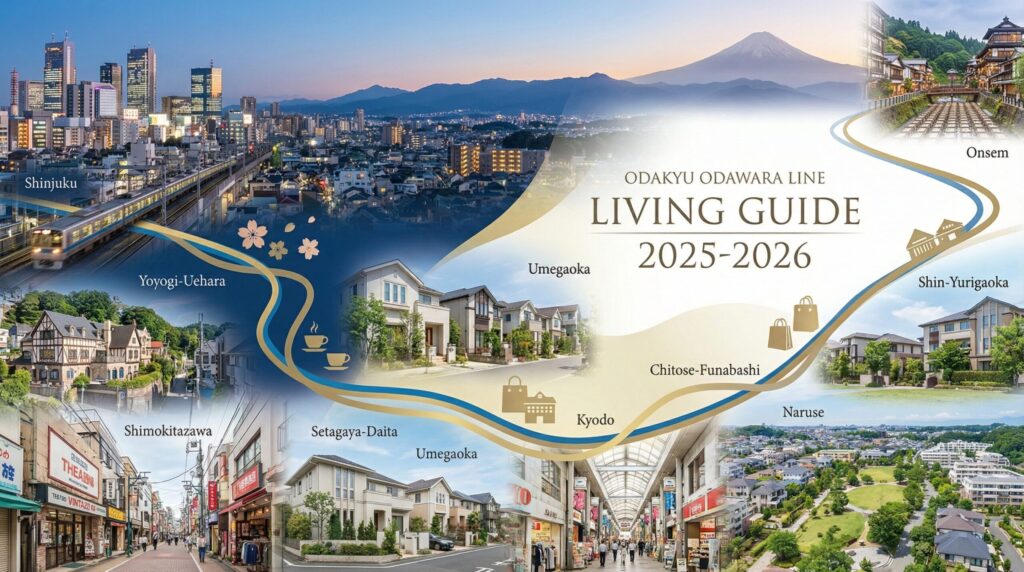 小田急小田原線沿線の住みやすさ・家賃相場ガイド|おすすめ駅5選と通勤事情【2026年版】