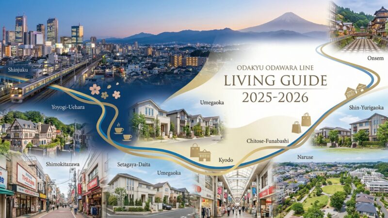 小田急小田原線沿線の住みやすさ・家賃相場ガイド｜おすすめ駅5選と通勤事情【2026年版】