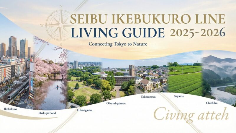 西武池袋線沿線の住みやすさ・家賃相場ガイド｜おすすめ駅5選と通勤事情【2026年版】
