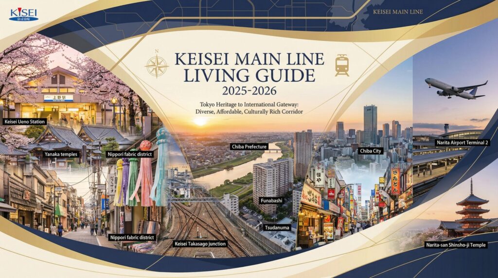 京成本線沿線の住みやすさ完全ガイド｜家賃相場・通勤時間・おすすめ駅TOP5【2026年版】