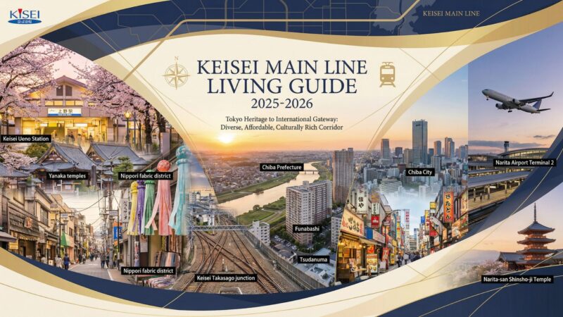 京成本線沿線の住みやすさ完全ガイド｜家賃相場・通勤時間・おすすめ駅TOP5【2026年版】