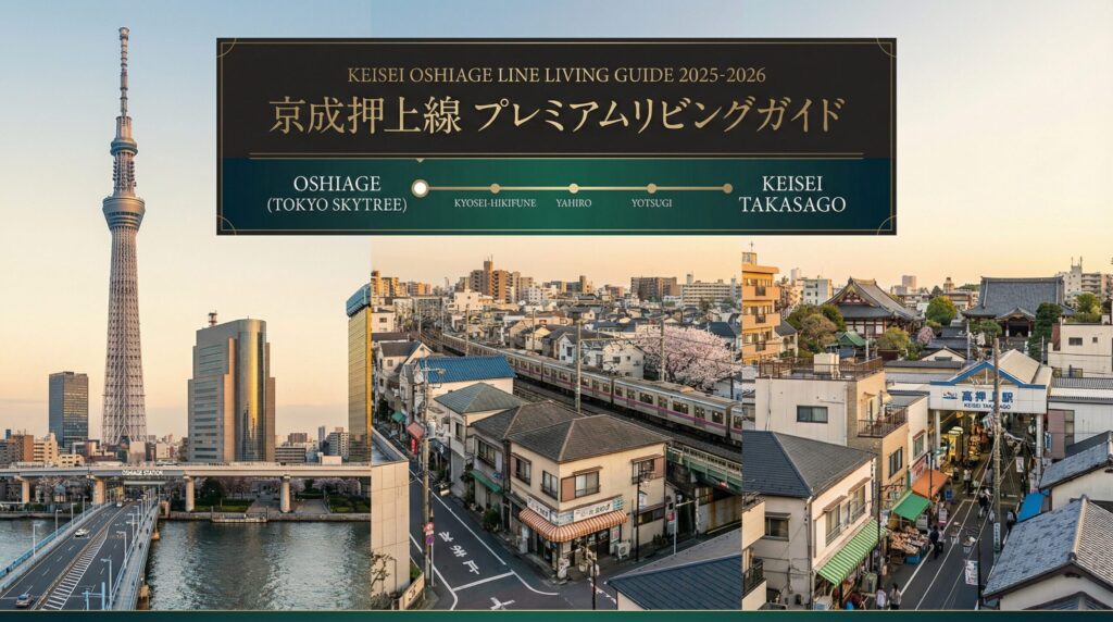 京成押上線沿線の住みやすさ完全ガイド｜家賃相場・通勤時間・おすすめ駅TOP5【2026年版】