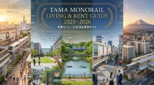 多摩モノレール沿線の住みやすさ完全ガイド｜家賃相場・通勤時間・おすすめ駅TOP5【2026年版】