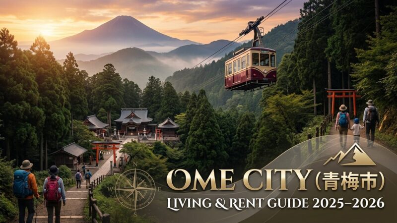 青梅市の住みやすさ完全ガイド｜家賃相場・交通アクセス・再開発情報【2026年版】