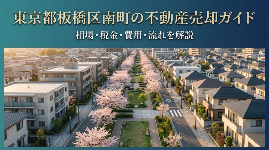 板橋区南町の不動産売却ガイド