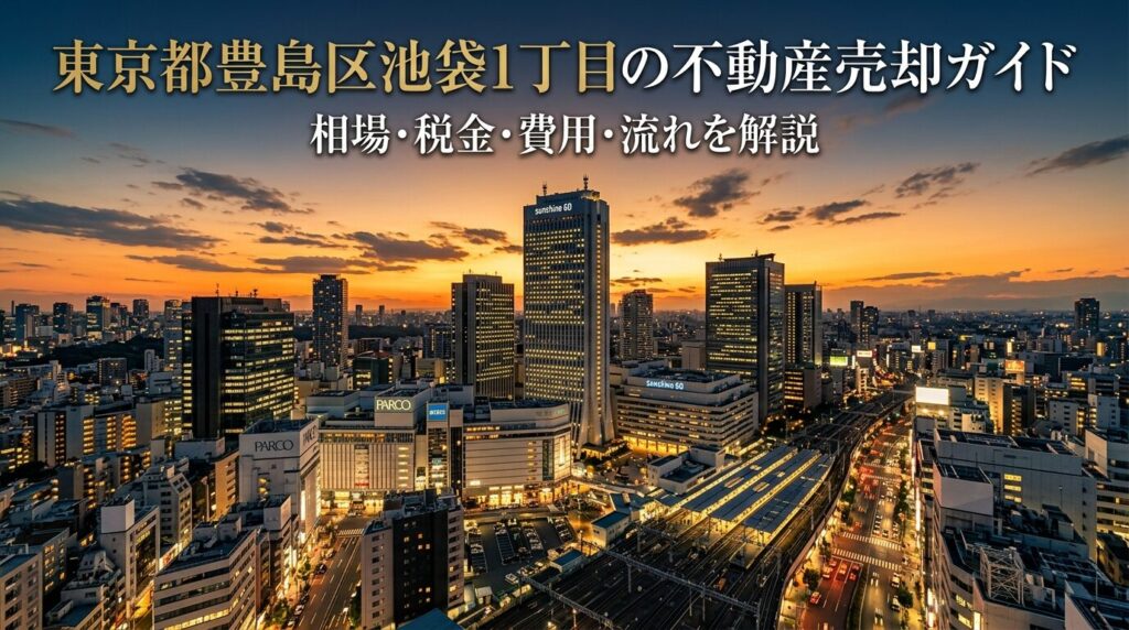 【豊島区池袋1丁目】不動産売却ガイド