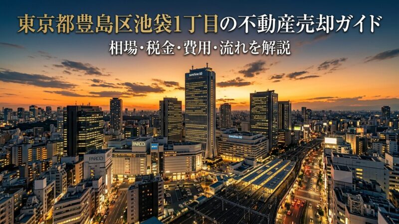 【豊島区池袋1丁目】不動産売却ガイド