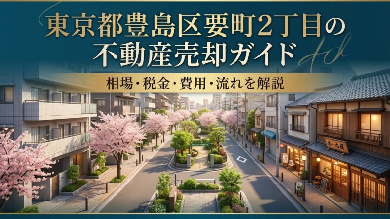 要町2丁目　不動産売却ガイド