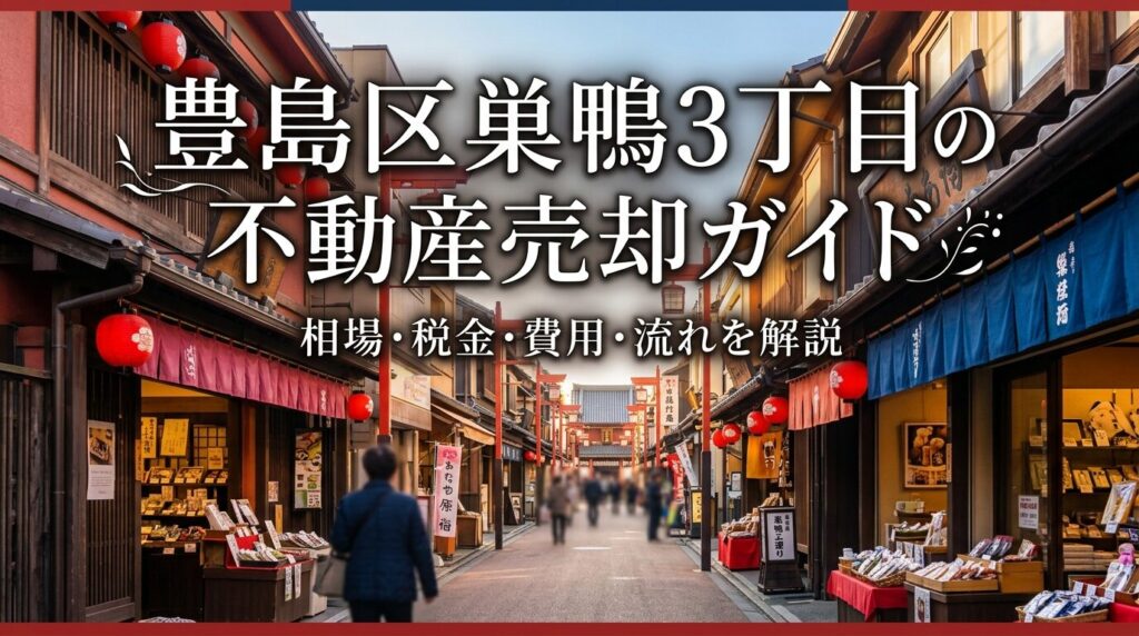 巣鴨3丁目　不動産売却完全ガイド｜相場・税金・費用・流れ