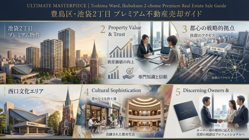 豊島区池袋2丁目の不動産売却完全ガイド｜相場・税金・費用・流れを徹底解説【2026年最新版】