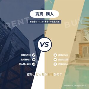「賃貸 vs 購入」