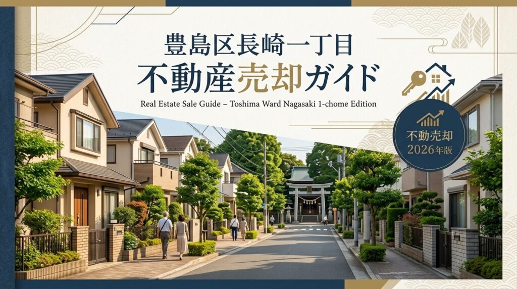 長崎1丁目（豊島区）不動産売却ガイド｜相場・税金・費用【2026年版】