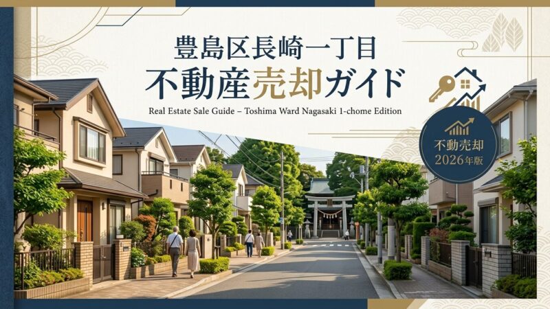 長崎1丁目（豊島区）不動産売却ガイド｜相場・税金・費用【2026年版】