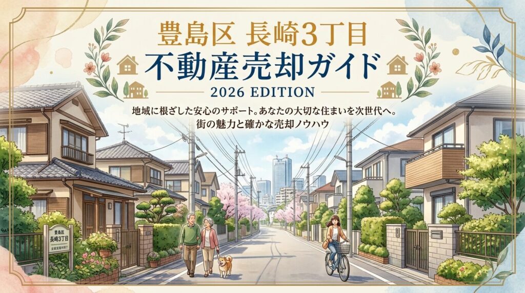 豊島区長崎3丁目 不動産売却ガイド｜相場・税金・流れ【2026年版】