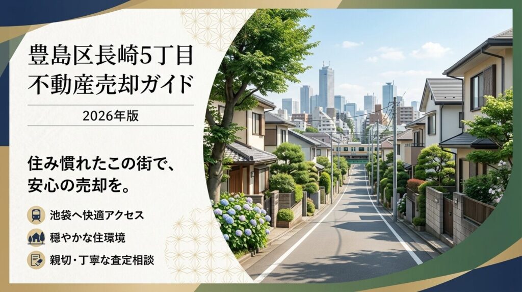 【長崎5丁目】不動産売却ガイド｜相場・税金・費用・流れ【2026年版】