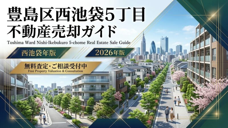 【西池袋5丁目】不動産売却ガイド｜相場・税金・費用・流れ【2026年版】