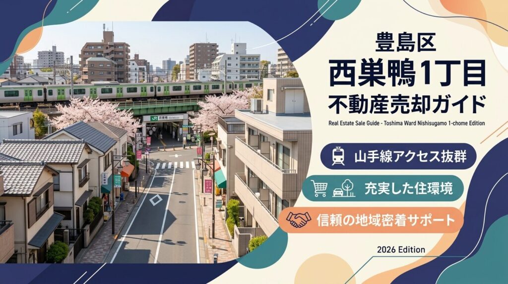 【西巣鴨1丁目】不動産売却ガイド｜相場・税金・費用・流れ【2026年版】