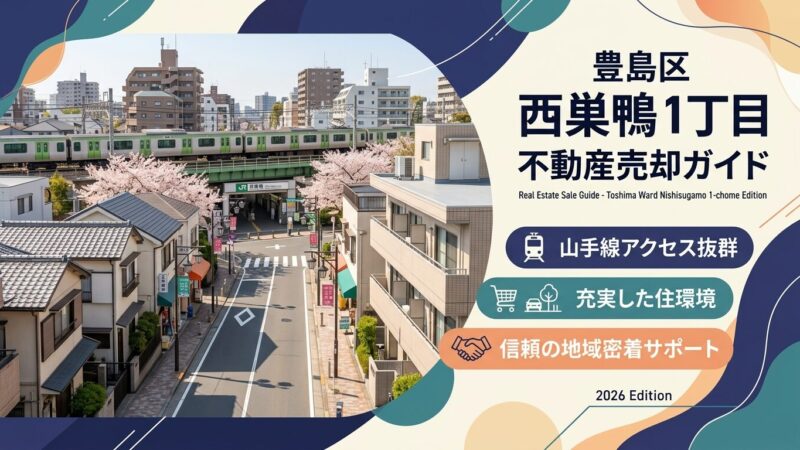 【西巣鴨1丁目】不動産売却ガイド｜相場・税金・費用・流れ【2026年版】