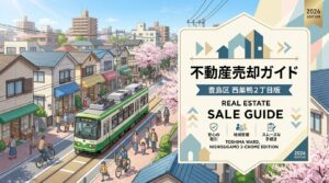 西巣鴨2丁目の街並み・都営三田線西巣鴨駅周辺の風景写真