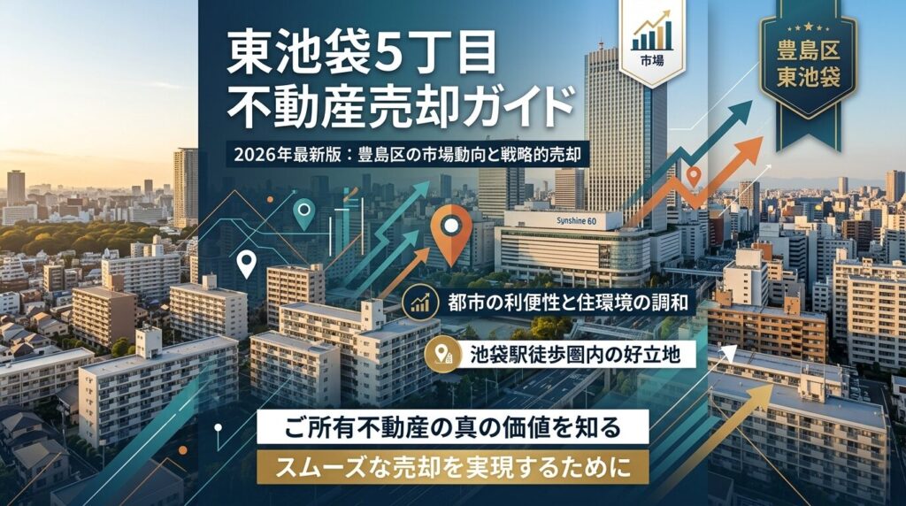 東池袋5丁目 不動産売却ガイド｜相場・税金・費用・流れ【2026年版】