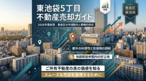 東池袋5丁目 不動産売却ガイド｜相場・税金・費用・流れ【2026年版】