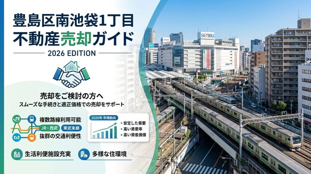 南池袋1丁目 不動産売却ガイド｜相場・税金・費用・流れ【2026年版】