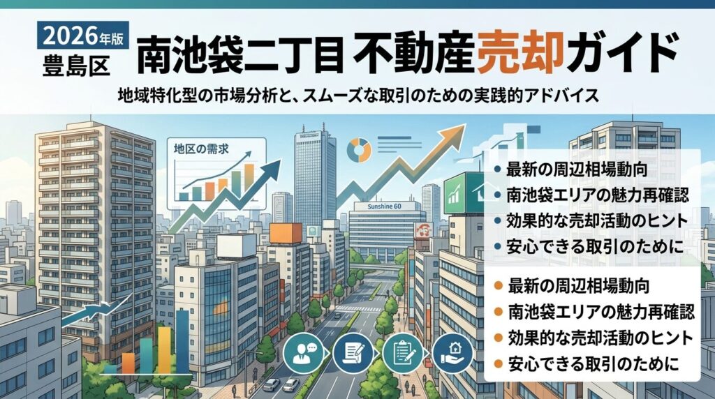 南池袋2丁目の不動産売却ガイド｜相場・税金・費用【2026年版】
