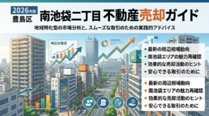 南池袋2丁目の不動産売却ガイド｜相場・税金・費用【2026年版】
